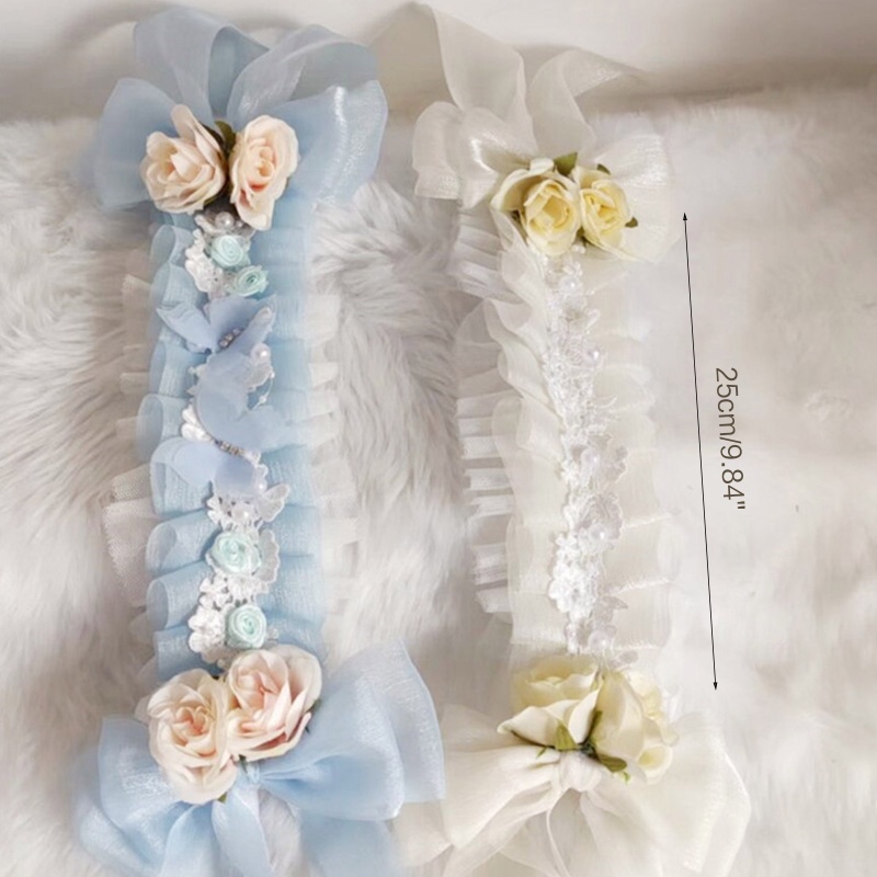 Cài Tóc Hình Hoa Phong Cách Lolita Xinh Xắn Cho Nữ