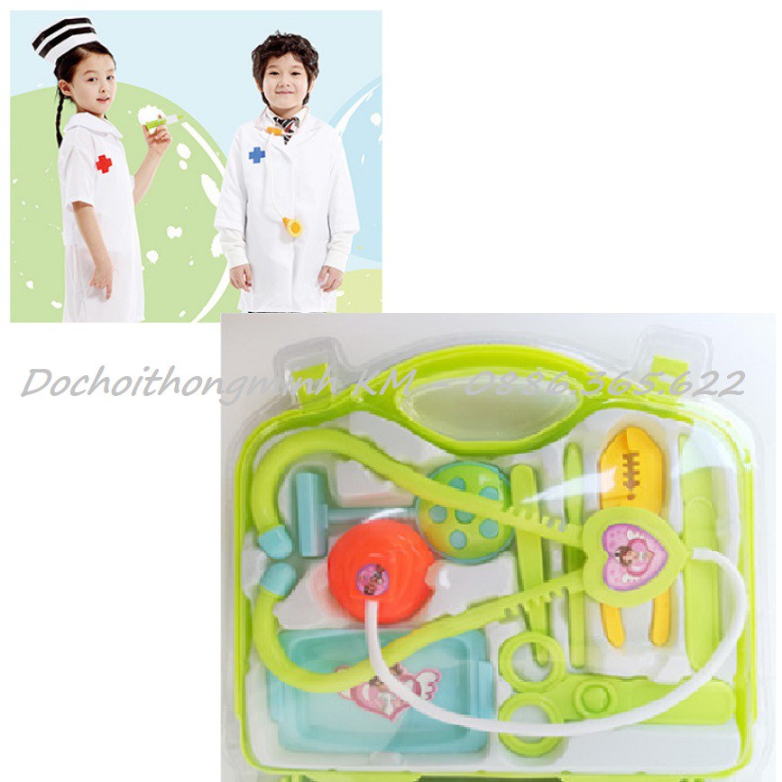 Hộp đồ chơi bác sỹ gồm 16 món cho bé