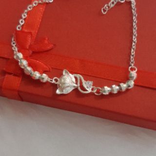 Lắc tay nữ bạc hồ ly