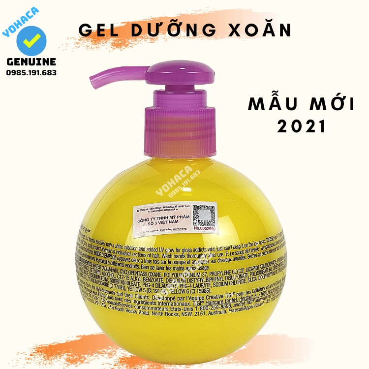 Kem Gel Tạo Phồng Tóc Tăng Bóng Tigi Bed Head Motor Mouth 240ml