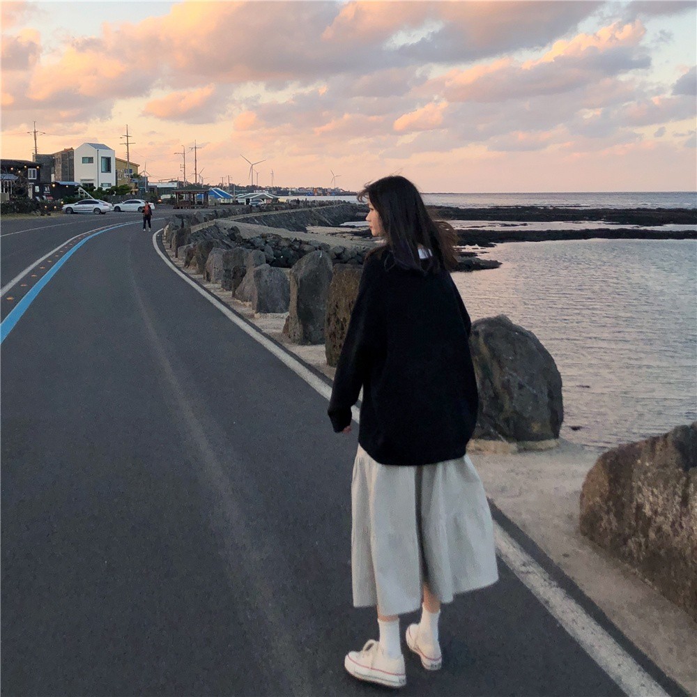 ÁO KHOÁC LEN CADIGAN ĐEN PHA NỈ - ÁO CARDIGAN LEN NỮ BASIC KOREA MÀU ĐEN NAM NỮ UNISEX | BigBuy360 - bigbuy360.vn