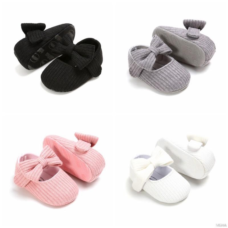 Giày Bé Gái Cột Nơ Chống Trượt