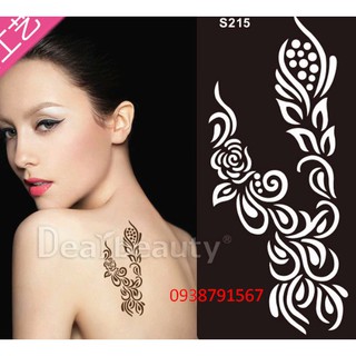 KHUÔN VẼ HENNA/ HÌNH XĂM KIỂU MỚI ẤN ĐỘ RẤT ĐẸP ( INBOX CHỌN KIỂU )