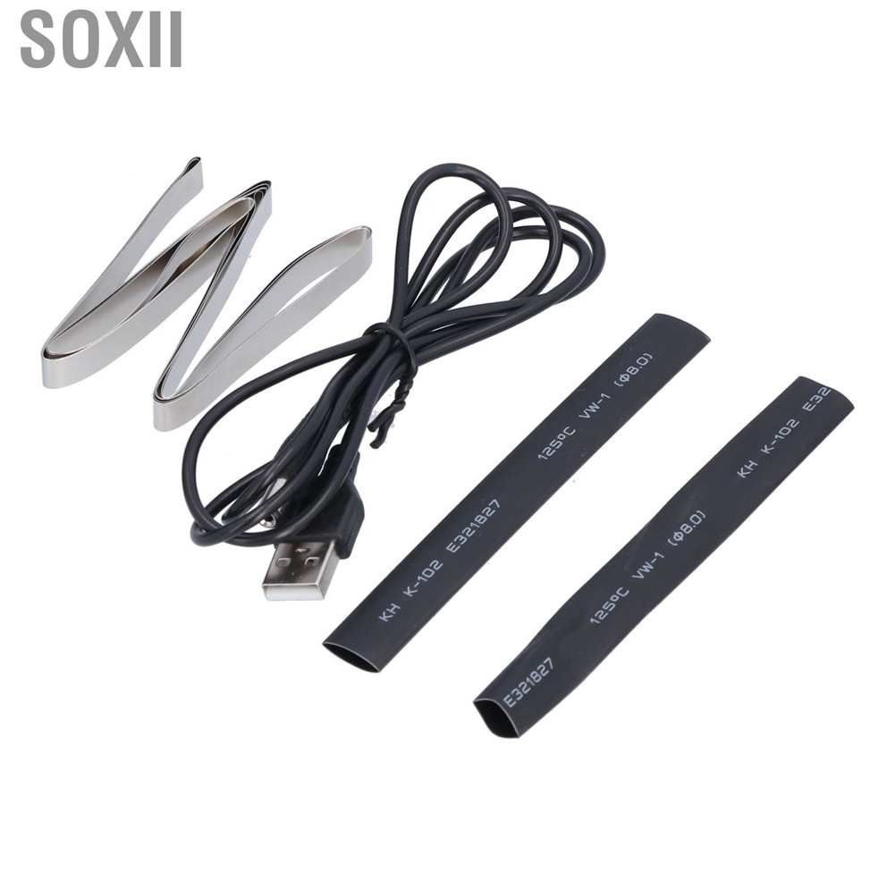 Soxii Spot Welder 18650 Battery Rechargeable Handheld Portable Machine with Heat Shrink Tube Nickel Sheet for Household