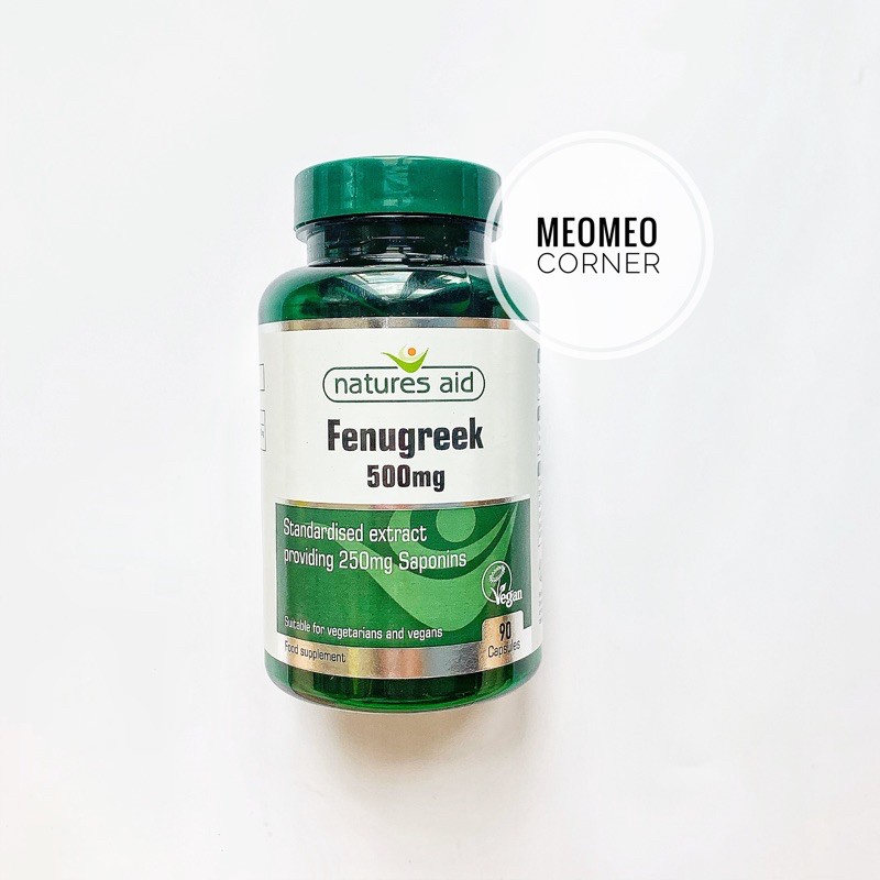 Lợi sữa cỏ cà ri Nature Aid Fenugreek Anh / Natures Aid UK