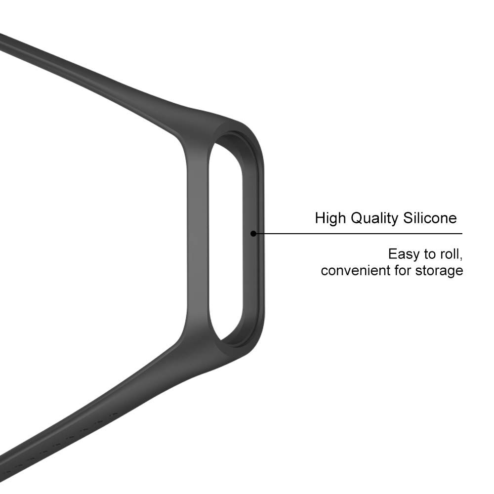 Dây Đeo Đồng Hồ Thay Thế Chất Liệu Silicon Thiết Kế Nhiều Lỗ Thời Trang Cho for Xiaomi Mi Band 4 Miband 3