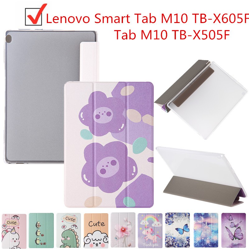 Bao Da Thời Trang Cho Lenovo Smart Tab M10 Tb-X605F / Tab M10 Tb-X505F