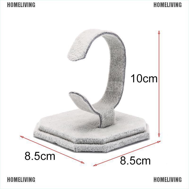 1 Giá Đỡ Trưng Bày Đồng Hồ / Vòng Tay Loại c Bằng Nhung