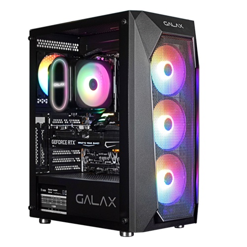 Vỏ case máy tính GALAX REVOLUTION-05 Black/White ( REV-05W ) - TẶNG KÈM 4 FAN RGB (MID TOWER) - Chính hãng BH 12T | BigBuy360 - bigbuy360.vn