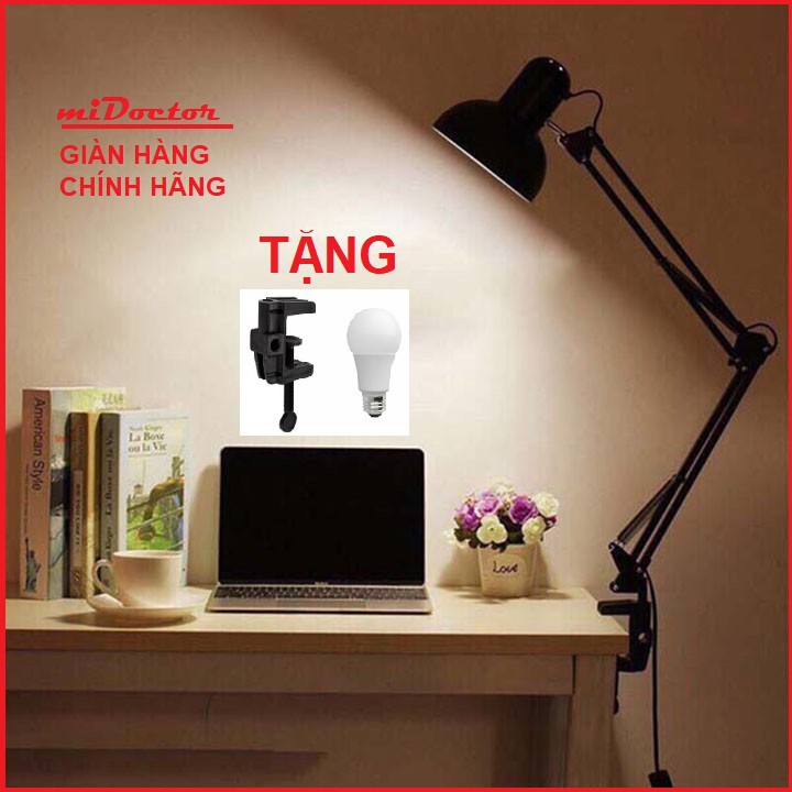 [Chính Hãng] Đèn để bàn học pixar, tặng kẹp bàn và bóng led, chống cận thị - miDoctor