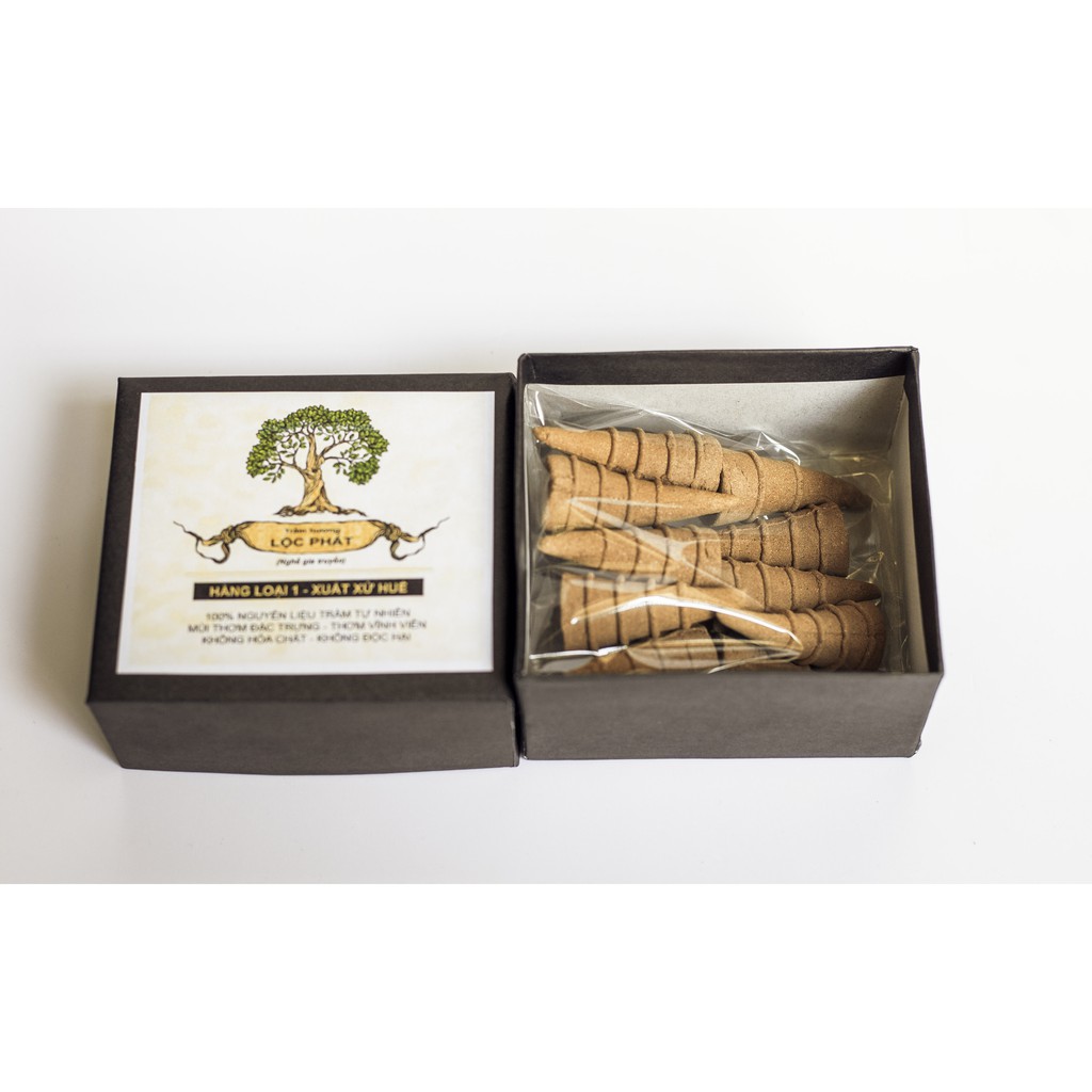 Nụ trầm hương tự nhiên 100% - Trầm Lộc Phát - LOẠI 1 (10 viên/hộp ) | BigBuy360 - bigbuy360.vn