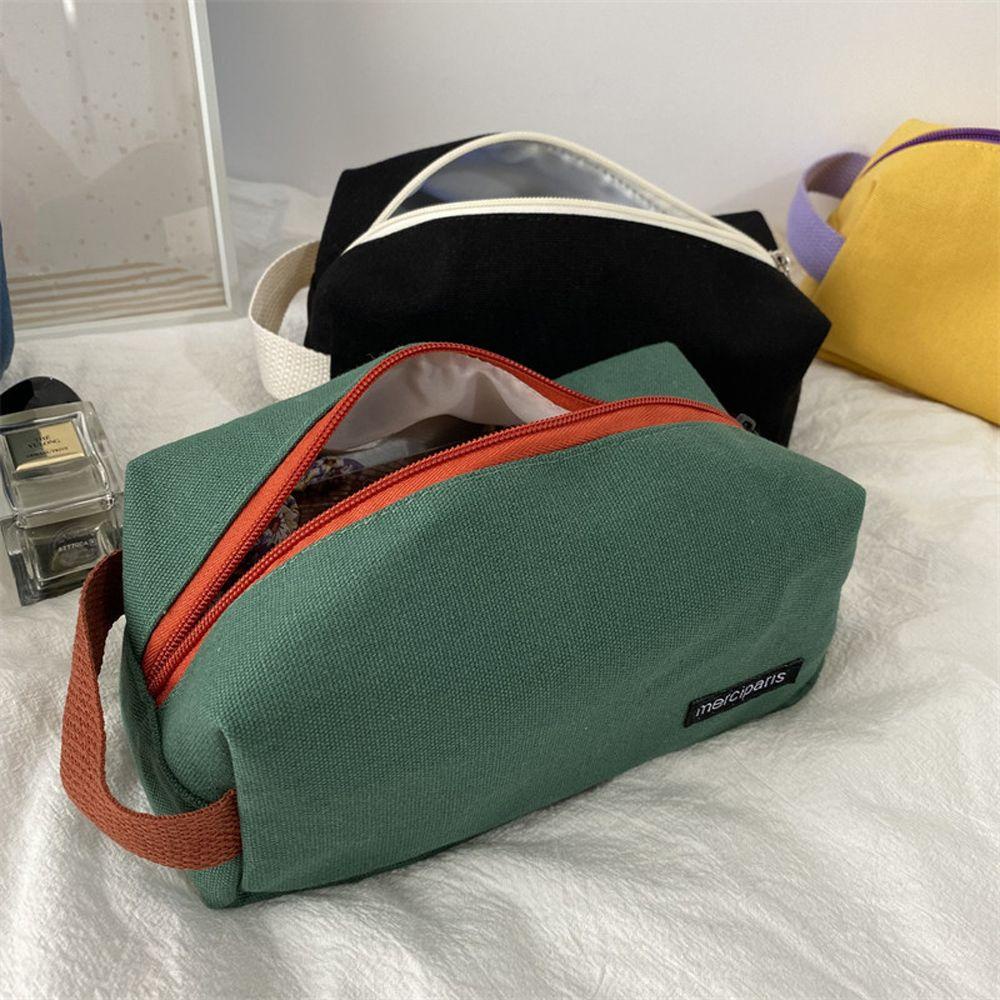 Túi Đựng Mỹ Phẩm Cỡ Lớn Có Khóa Kéo Tiện Dụng Khi Đi Du Lịch