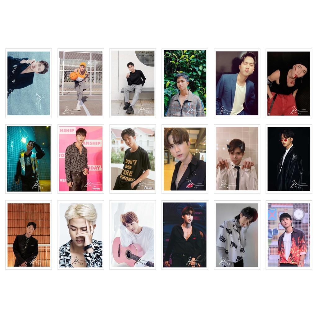 [Ép Lụa] Lomo Card 54 Ảnh K.O UNI5 có chữ ký