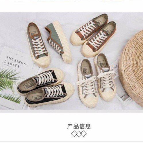 Giày sneaker nữ cổ thấp 4 màu