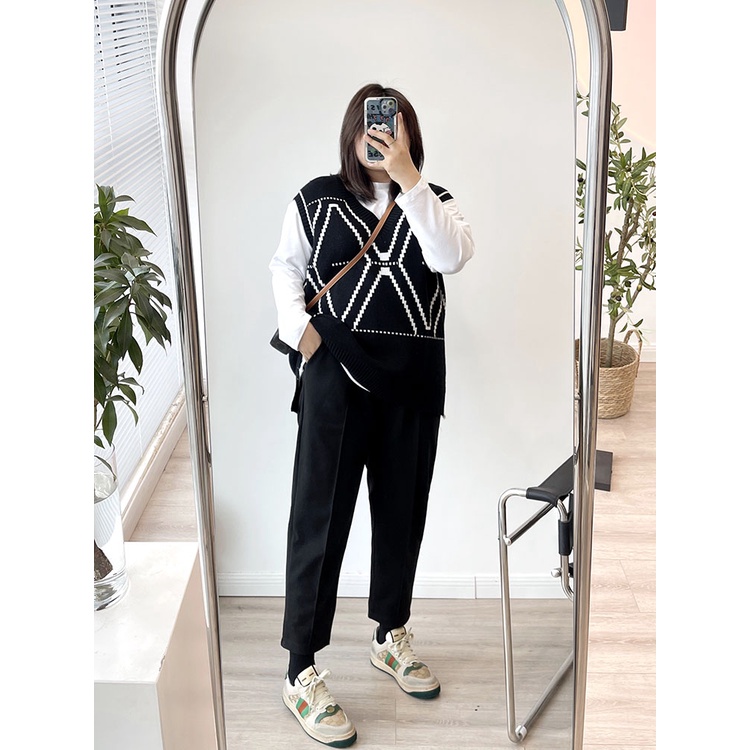 Quần Baggy Umi Hàn chất liệu co giãn co giãn 4 chiều kèm ảnh thật