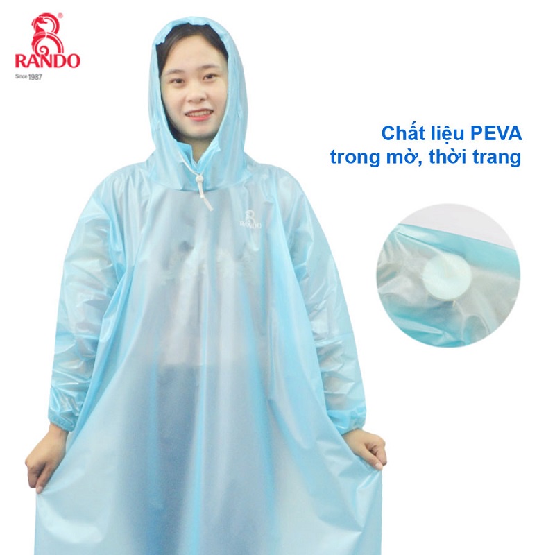 Áo mưa 1 Người RANDO Easy Trum | Siêu Nhẹ, Siêu Bền | Kounbox