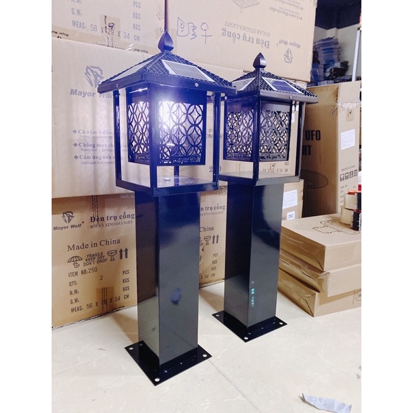 😍  Đèn NLMT trang trí sân vườn kết hợp diệt côn trùng chính hãng Wolf