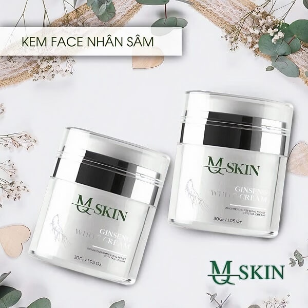 Kem Face Trắng Da Nhân Sâm MQSKIN - BX2996