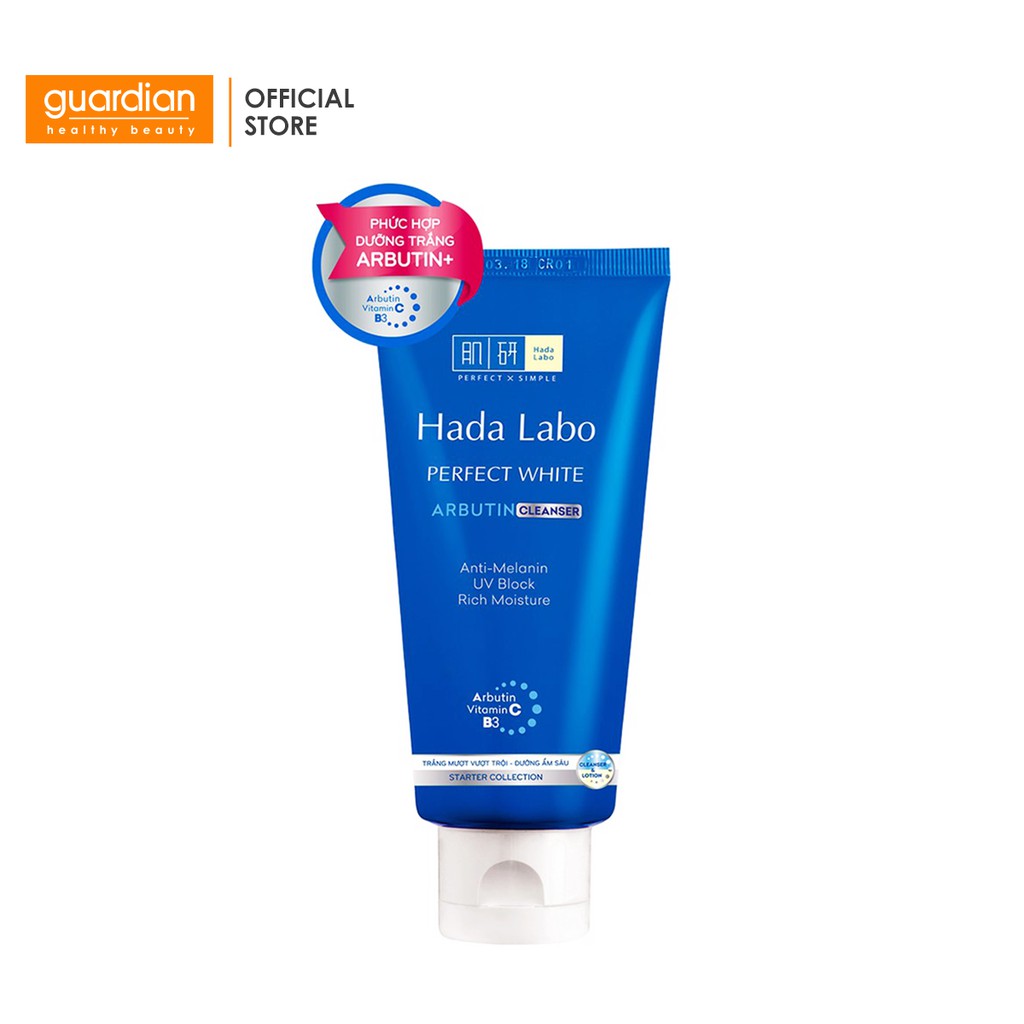 Kem rửa mặt dưỡng trắng Hada Labo Perfect White Cleanser 80g | BigBuy360 - bigbuy360.vn