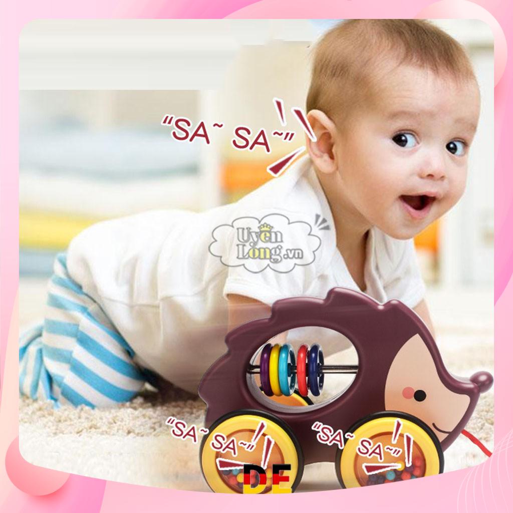 Xe Tập Đi Dây Kéo Xúc Xắc Hình Thú Siêu Nghộ Nghĩnh Cho Bé