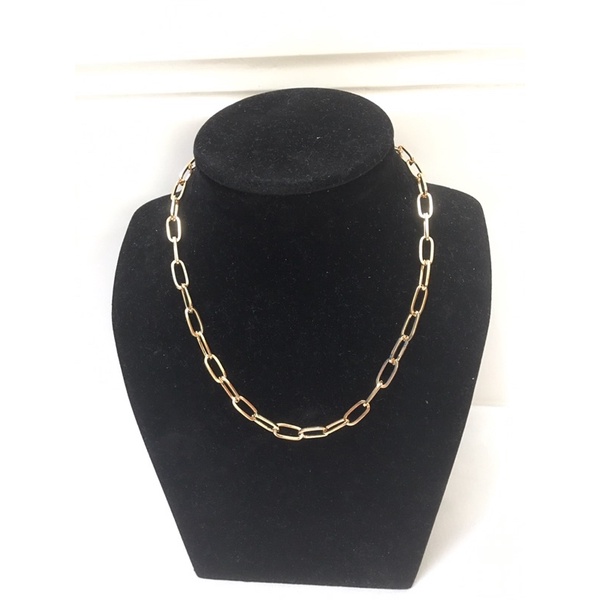 Dây chuyền choker mạ vàng DIY
