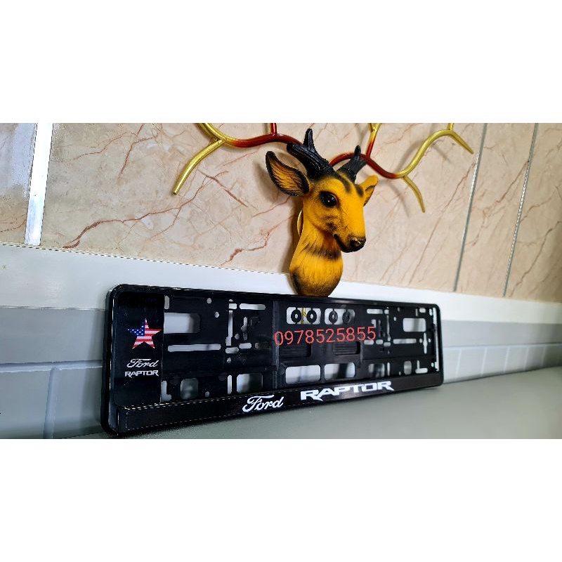 Khung biển số Ford Ranger - Raptor - Wildtrak