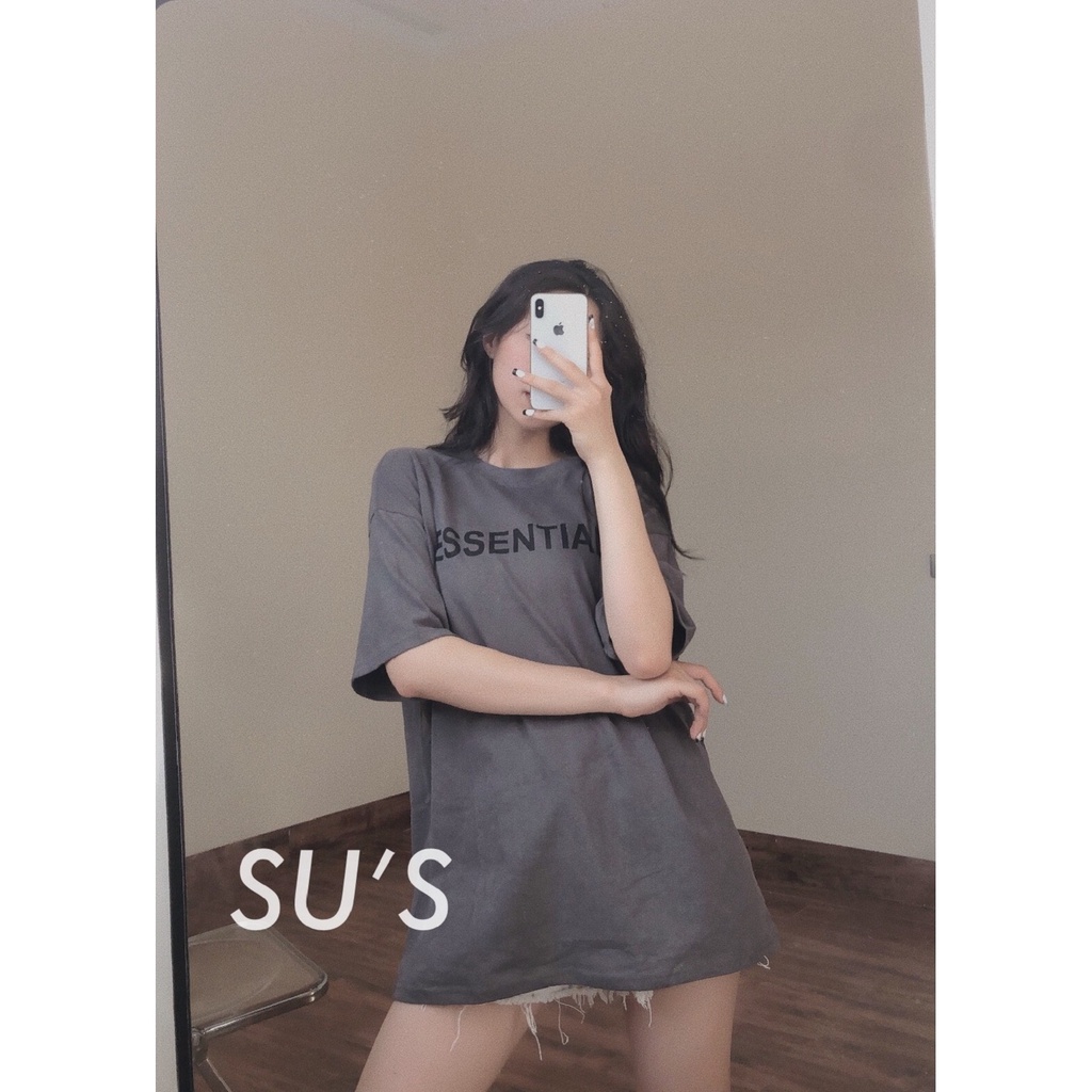 Áo thun in chữ ESSENTIALS A1930 SUSTORE