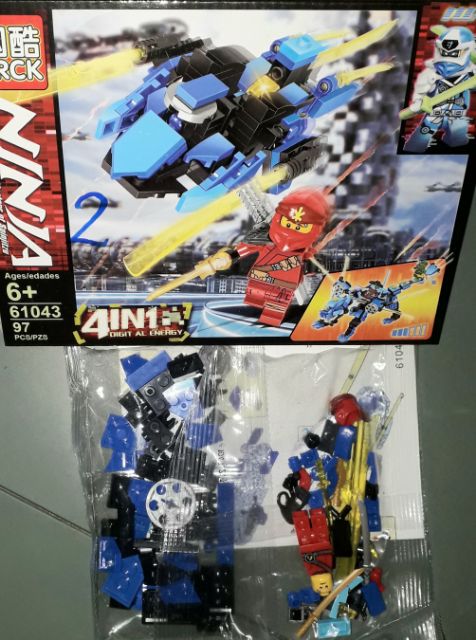 là Lắp ráp 1 hộp LegoNinja Kỳ Lân 61043 có nhiều chi tiết bằng nhựa ABS rất đẹp