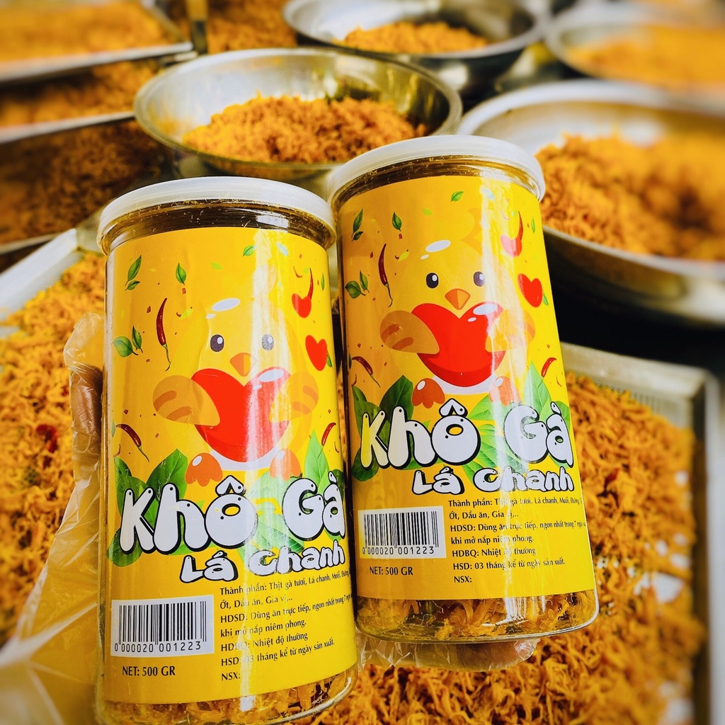 Khô Gà Lá Chanh Nhà Làm Gia Vị Tỏi, Ớt, Lá Chanh _ Cay Và Không Cay Hộp 250gr,  Ăn Là Mê | BigBuy360 - bigbuy360.vn