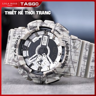 Đồng hồ điện tử nam TASGO chính hãng máy nhật siêu bền mặt kính chông xước dây đeo dẻo dai chống bẩn bảo hành 1 năm T100