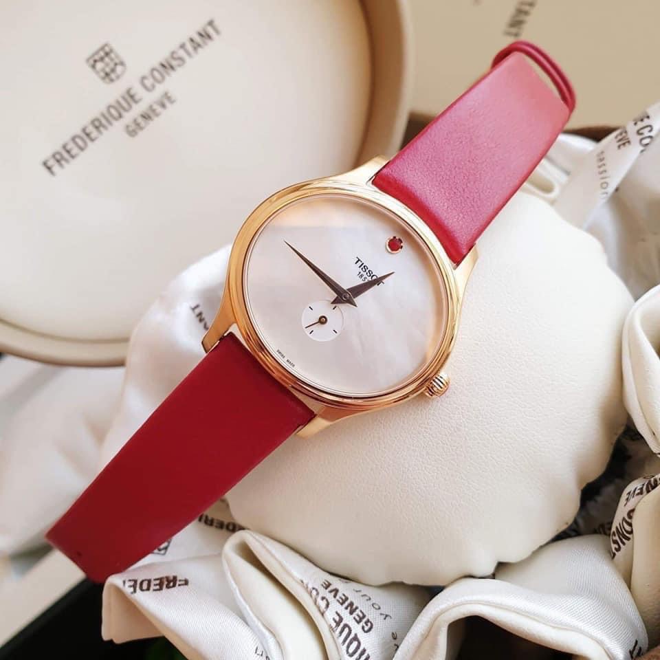 Đồng hồ nữ chính hãng Tissot Bella Ora T103.310.36.111.01 - Máy quartz pin Thụy Sĩ - mặt Kính Sapphrie- Dây da