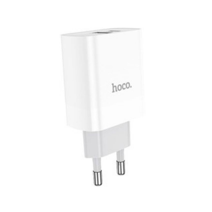 Bộ Cáp Củ Sạc Nhanh Hoco C80A Cao Cấp 20W Kết Hợp 2 Cống USB+Type-C Kèm Cáp C To Lightning. HUNGZADUNG_HUTABI