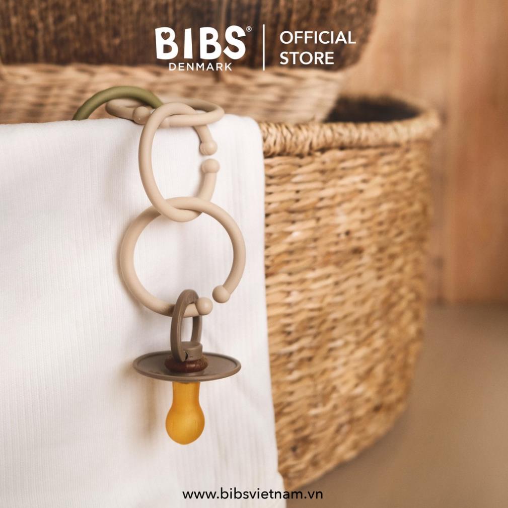 &lt;TẶNG NĂP ĐẬY / HỘP&gt; Ty ngậm BIBS Colour chính hãng Đan Mạch