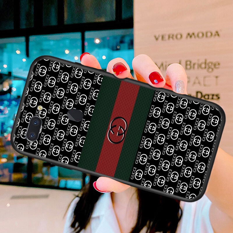 Ốp điện thoại chất liệu silicon mềm họa tiết Gucci cho Oppo A8 A92 A12 A92S A12S A12E A53 2020 A73 A93