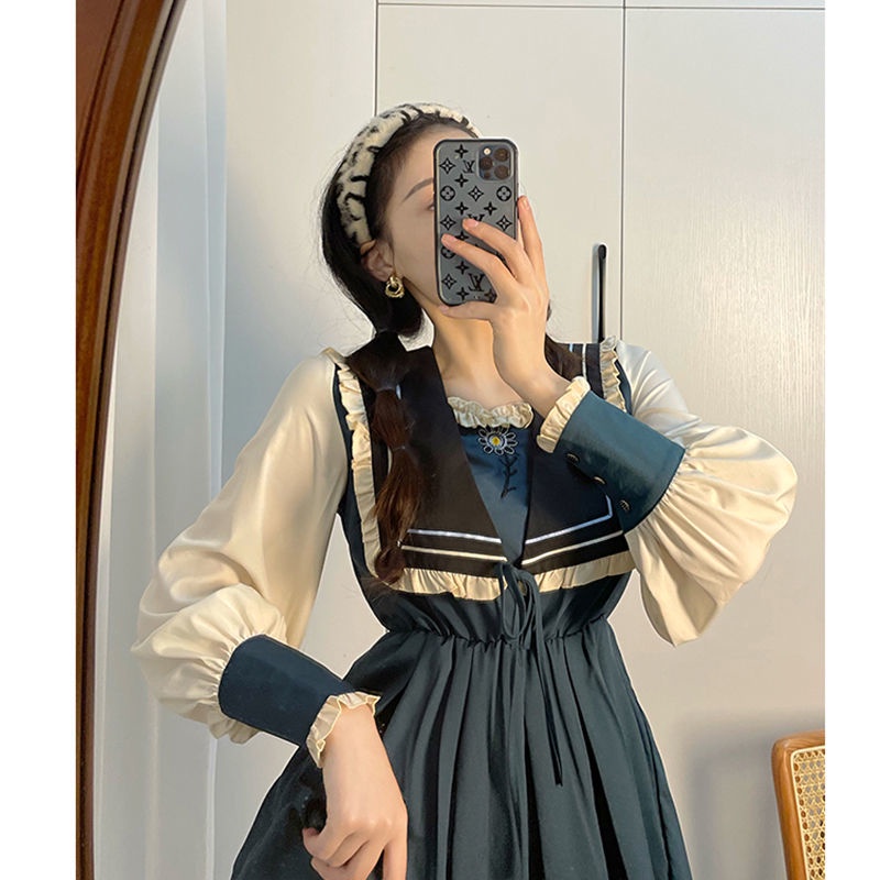 Đầm Chiết Eo Phong Cách Nhật Bản Sang Trọng Ngọt Ngào | BigBuy360 - bigbuy360.vn