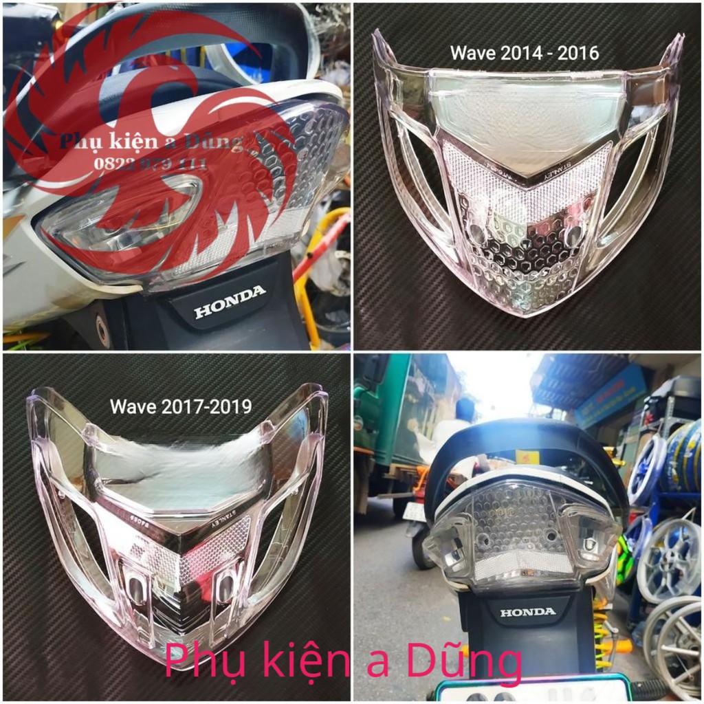 Nắp ốp đèn hậu (stop) trắng Wave A 2006-2019