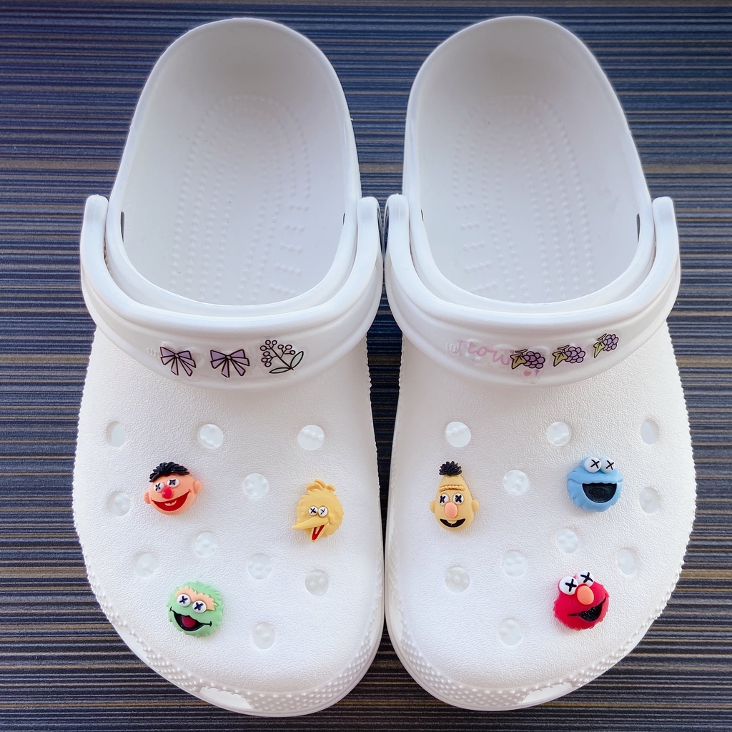 Phụ Kiện Hạt Charm croc Quyến Rũ Cá Tính # Loạt Đường Phố Mè