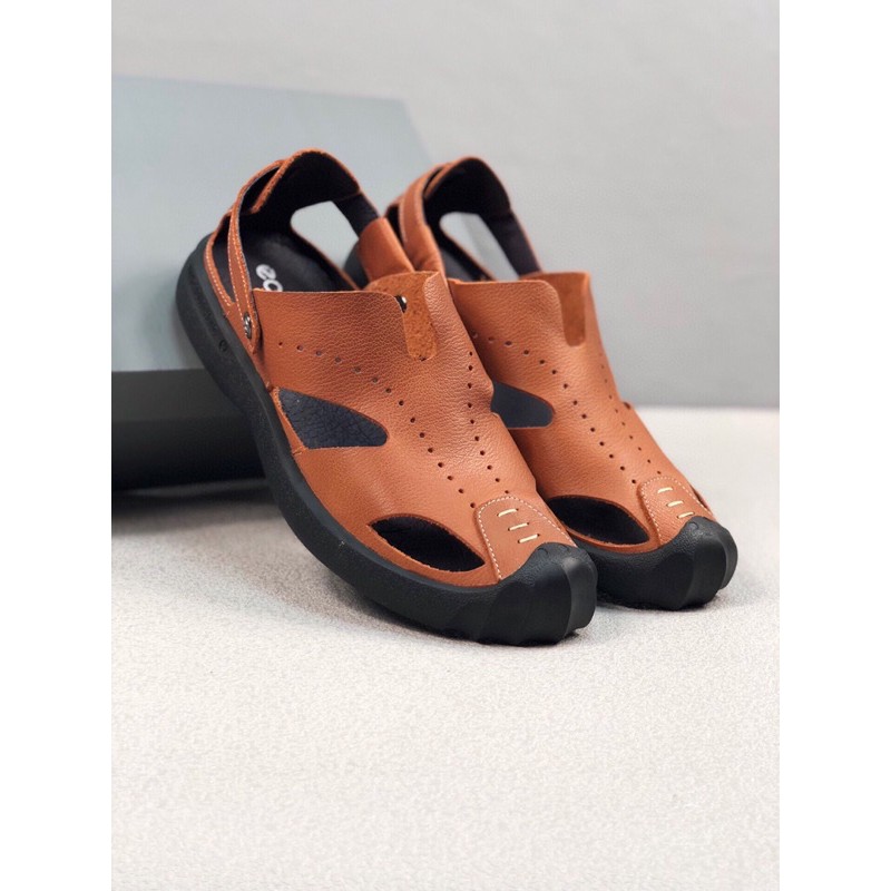 giày đi biển chống đá siêu mềm chất liệu da bò cao cấp lớp đầu tiên, miếng da heo ẩn sau với thiết kế co giãn ecco