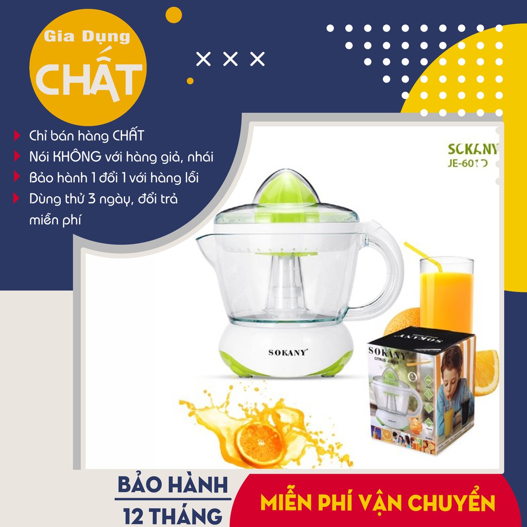 [Hàng Chính Hãng] Máy vắt cam sokany cao cấp - Bảo Hành 12 tháng .