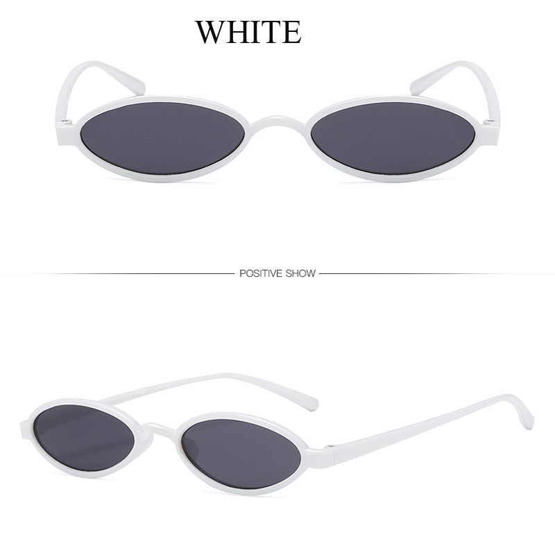 Kính mát gọng oval nhỏ gọn phong cách thời trang cổ điển cho phái nữ