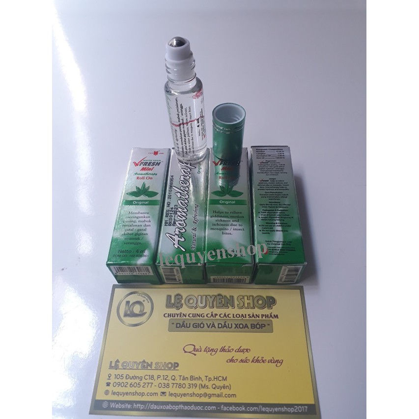 [ảnh thật]Dầu lăn thảo dược Vfresh 4 ml | BigBuy360 - bigbuy360.vn
