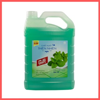 [THƠM- SẠCH SÀN NHÀ] Nước Lau Sàn Gift Hương Bạc Hà 3.8kg Mẫu Mới