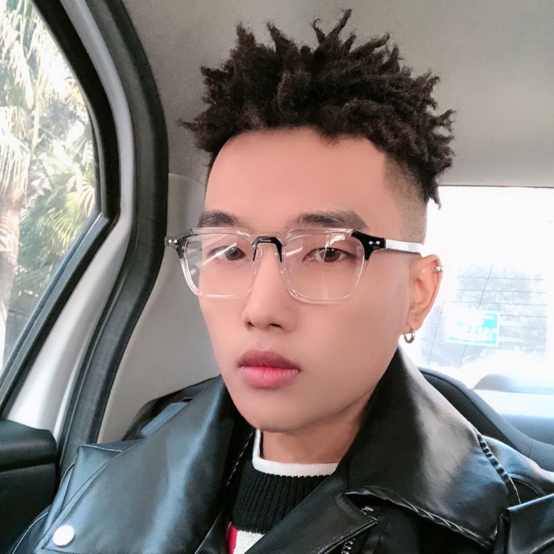 Mắt Kính Gọng Vuông Phong Cách Vintage Thời Trang Cho Nam Nữ