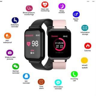 Ele】⚡⚡Đồng Hồ Thông Minh B57 - Đồng Hồ Theo Dõi Sức Khỏe Hàng Xách Tay  - Kết Nối BluetoothĐồng Hồ Thông Minh B57 - Đồng Hồ Theo Dõi Sức Khỏe Hàng Xách Tay  - Kết Nối Bluetooth