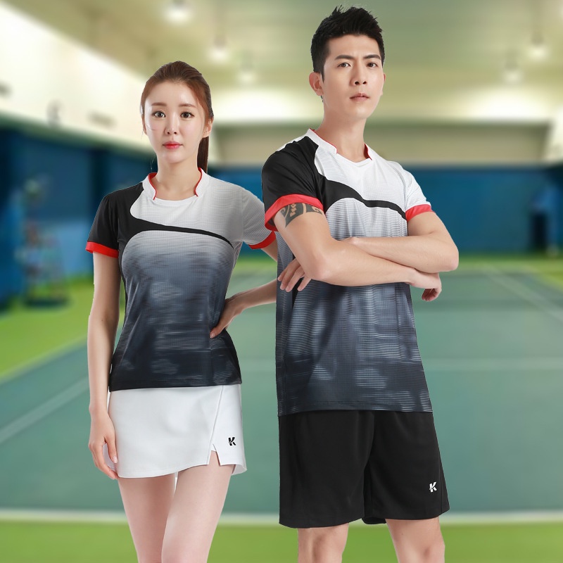 Giá Tốt Nhất Bộ Đồ Thể Thao Đánh Cầu Lông Bóng Bàn Quần Áo Bóng Chuyền Đội Tuyển Voltley Nhanh Khô Mùa Xuân Hè Cho Nam Và Nữ