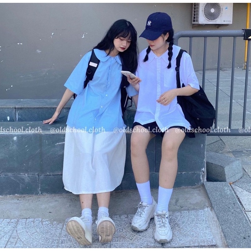 Sơ mi tay cộc cổ sen style Thái Len | BigBuy360 - bigbuy360.vn