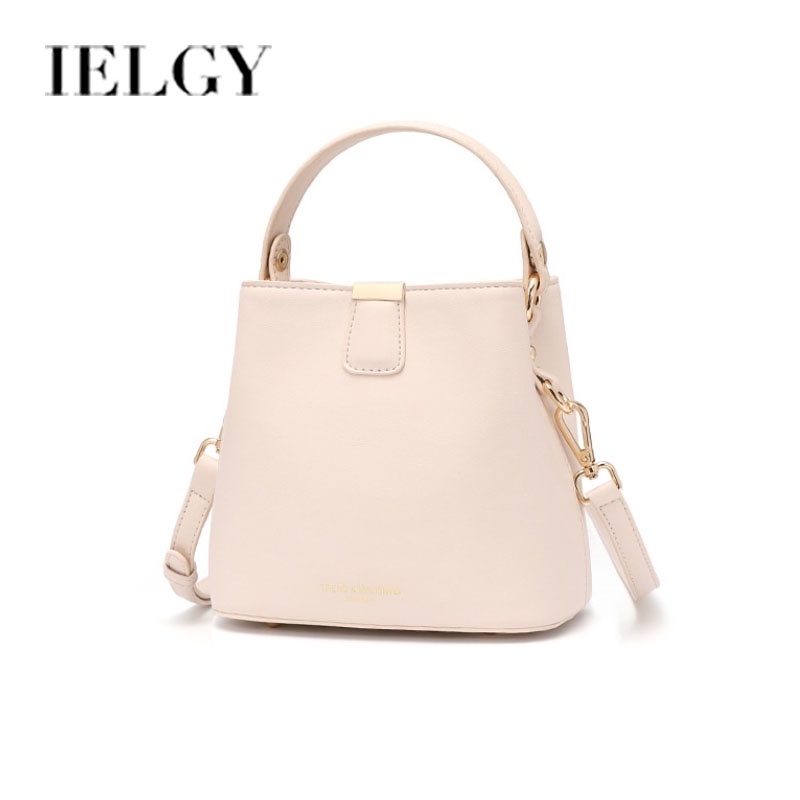 Túi đeo vai IELGY cỡ lớn màu trơn thời trang cho nữ
