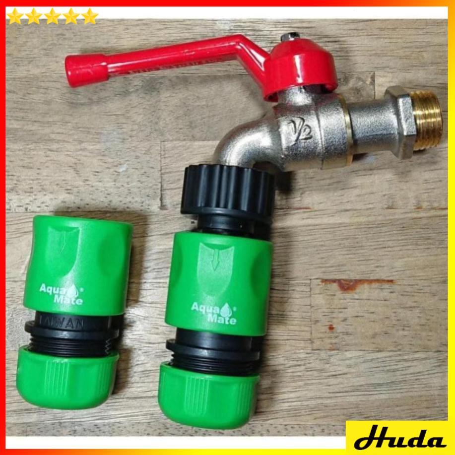 Bộ 3 Khớp Nối ống nước máy xịt rửa Aqua Mate Taiwan  DSG