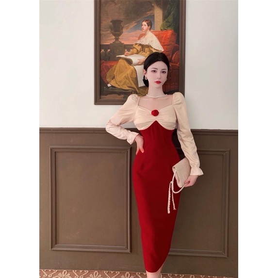 Đầm Ôm Body Nơ Ngực Tôn Dáng Chân Dài [ kèm video] | BigBuy360 - bigbuy360.vn