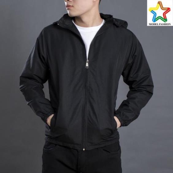 Áo khoác dù nam 2 lớp có nón Modelfashion - 6020 chất đẹp form chuẩn cực trẻ trung